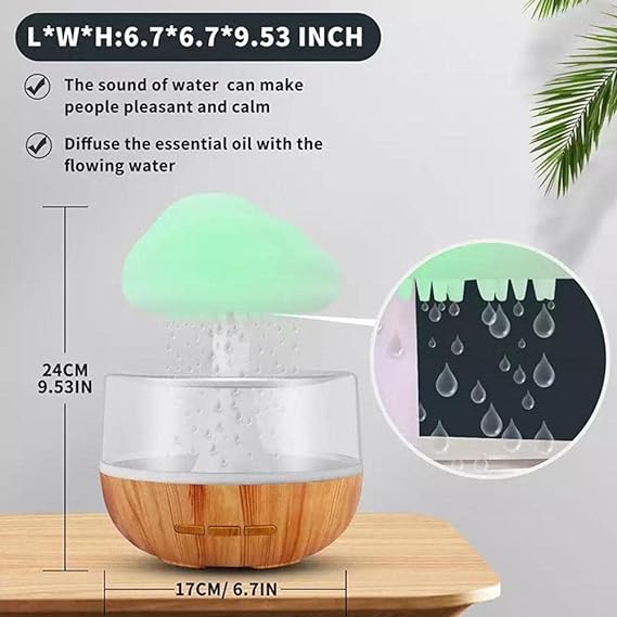 Raindrop Humidifier - Breathe Easy, Live Fresh 🌧️💧