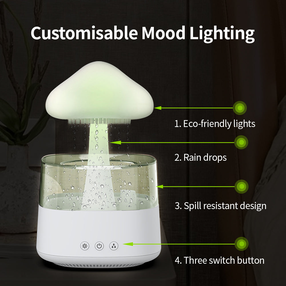 Raindrop Humidifier - Breathe Easy, Live Fresh 🌧️💧