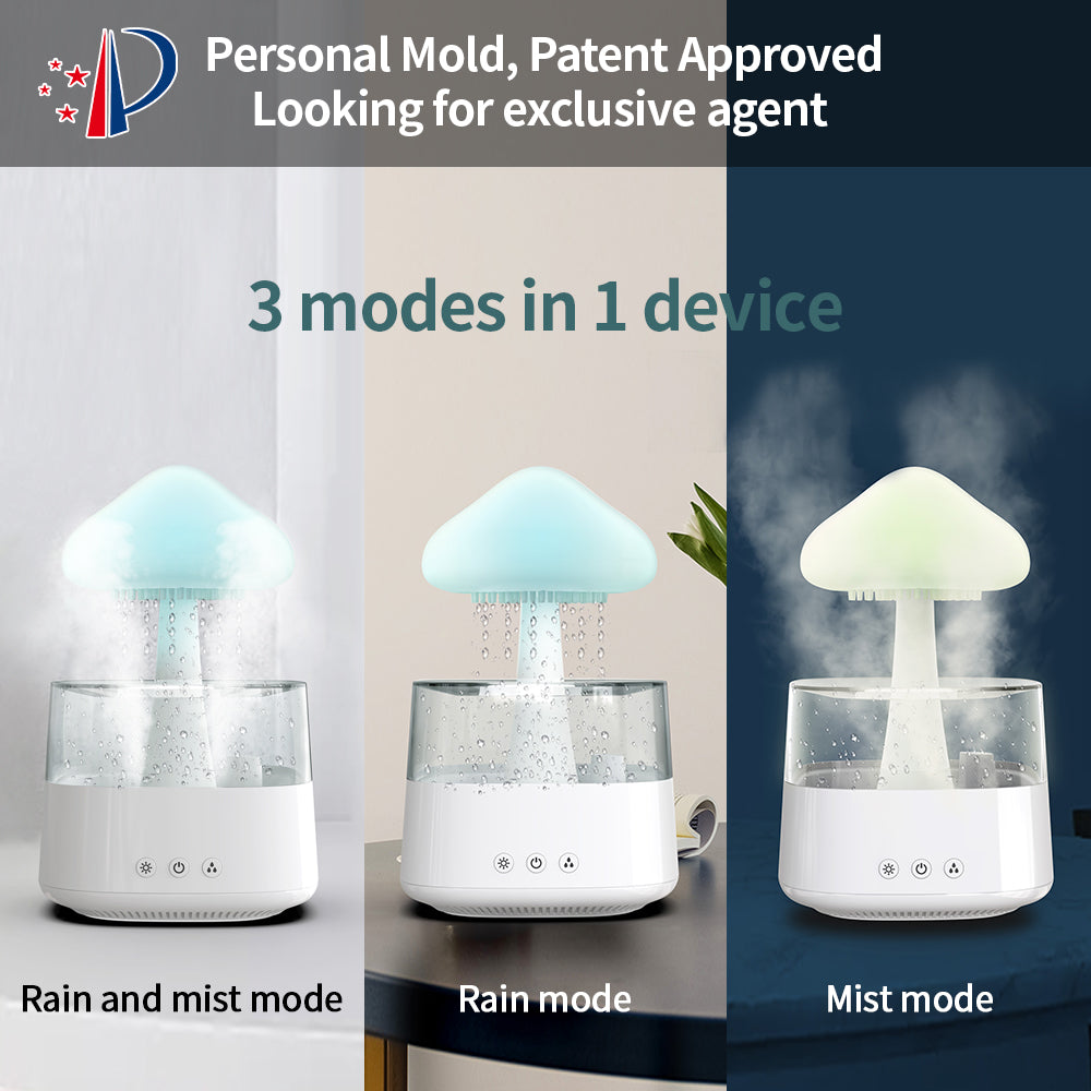 Raindrop Humidifier - Breathe Easy, Live Fresh 🌧️💧