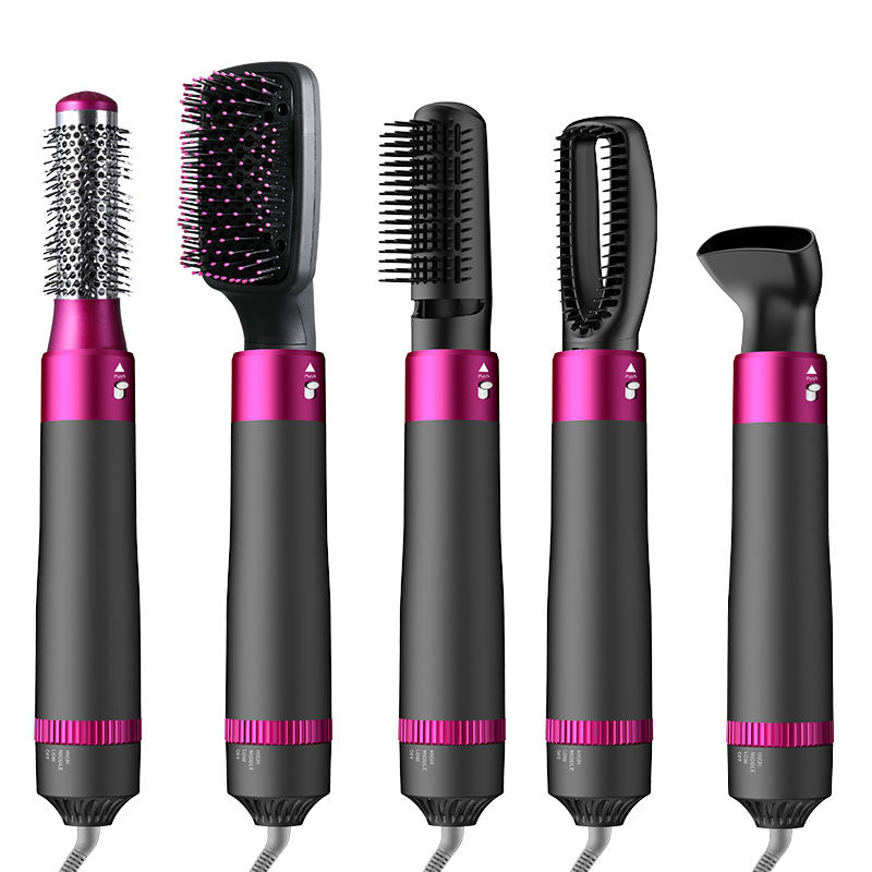 5-in-1 Hot Air Brush: Dry, Style, Volumize Ionic Bliss Hot Air Brush for Perfect Hair